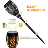 Garden solar flame light